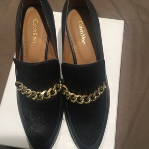 Shoes brand new in box Navy blue color
